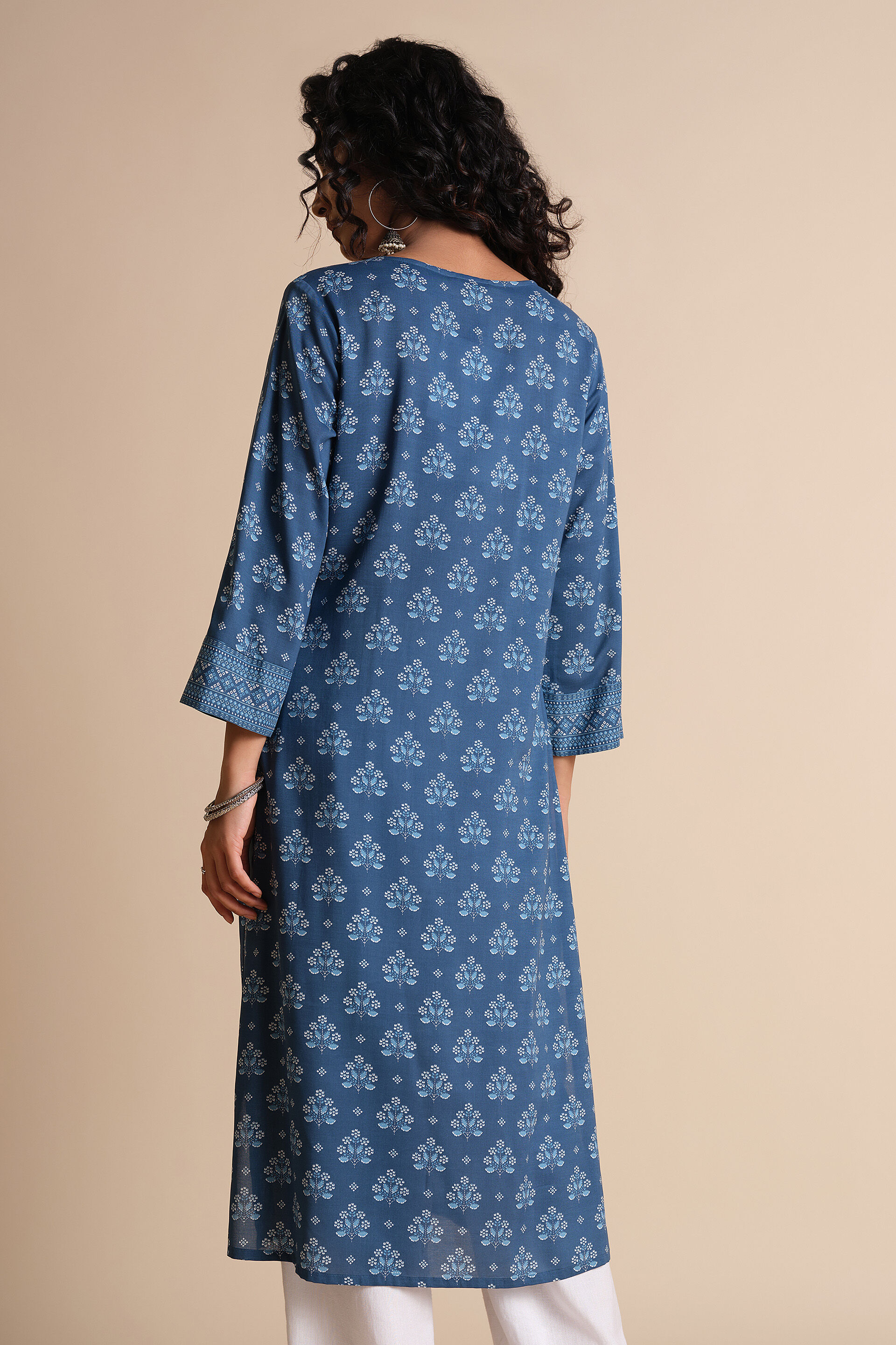 Baarish Kurta, Blue, image 3